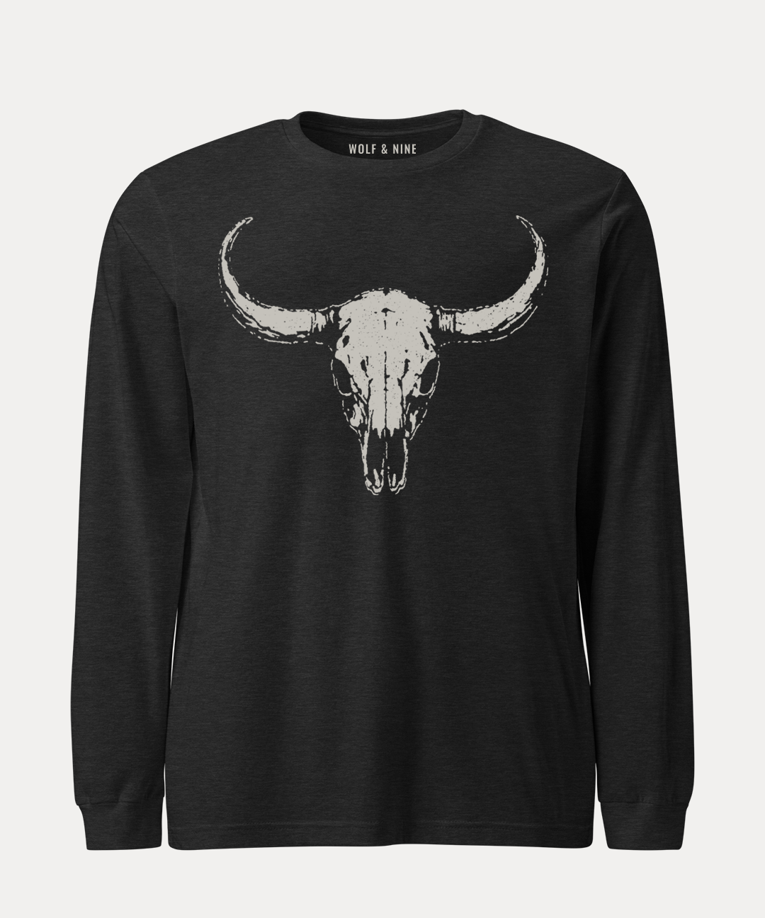 Bull Skull Long Sleeve Tee