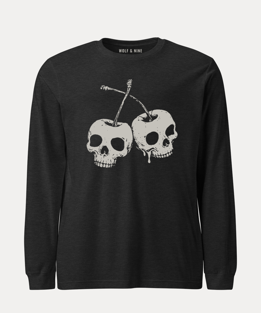 Cherry Skulls Long Sleeve Tee